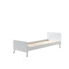 Lit GASPARD 90 x 200 cm - Pin massif, blanc