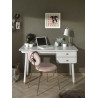 Bureau GASPARD - Pin massif, blanc