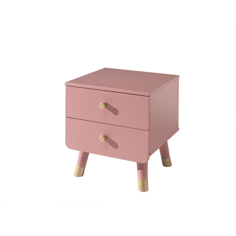 Chevet GASPARD - Pin massif, rose