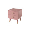 Chevet GASPARD - Pin massif, rose