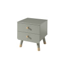 Chevet GASPARD - Pin massif, vert olive