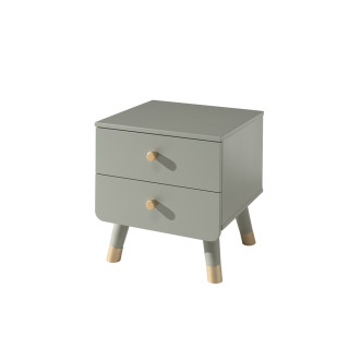 Chevet GASPARD - Pin massif, vert olive