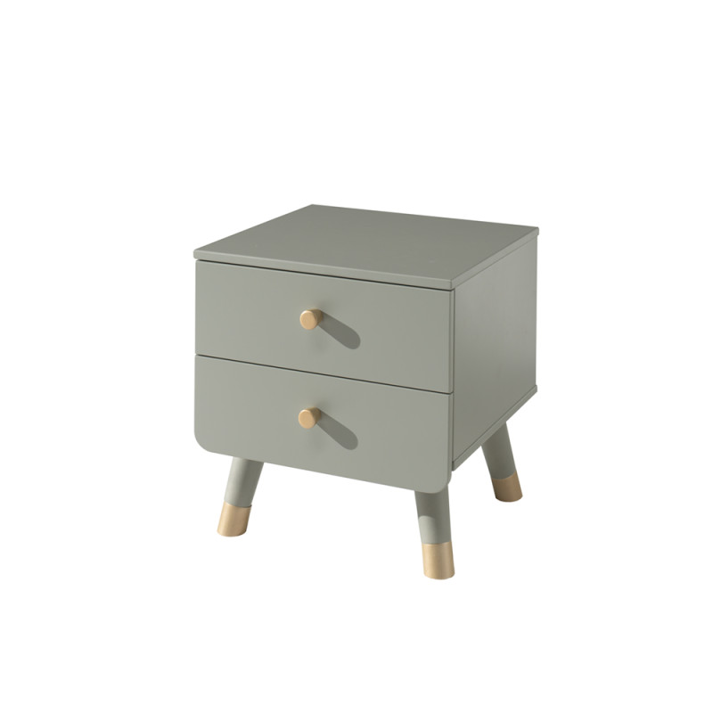 Chevet GASPARD - Pin massif, vert olive