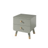 Chevet GASPARD - Pin massif, vert olive