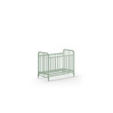 Lit bébé BASTIAN 60 x 120 cm - Métal, vert olive
