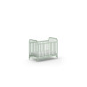 Lit bébé BASTIAN 60 x 120 cm - Métal, vert olive