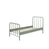 Lit BASTIAN 90 x 200 cm - Métal, vert olive