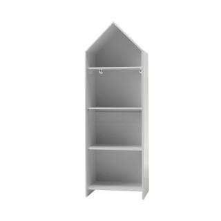 Armoire ouverte ZAZIE - MDF, blanc
