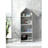 Armoire ouverte ZAZIE - MDF, blanc