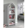 Armoire ouverte ZAZIE - MDF, blanc