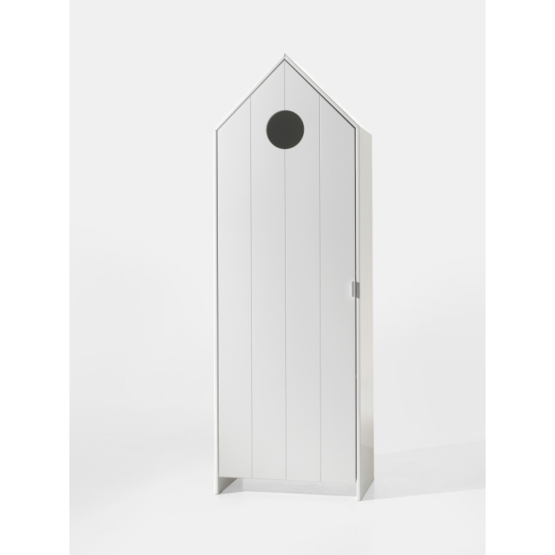 Armoire ZAZIE - MDF, blanc (laqué) - CSBH1114