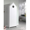 Armoire ZAZIE - MDF, blanc (laqué) - CSBH1114