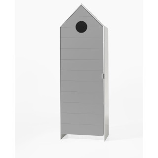 Armoire cool ZAZIE - MDF, gris