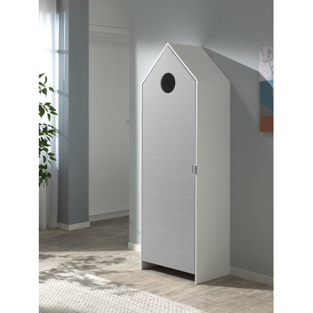 Armoire cool ZAZIE - MDF, gris