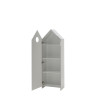 Armoire cool ZAZIE - MDF, gris