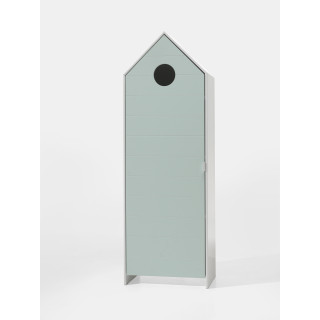 Armoire mint ZAZIE - MDF, menthe verte