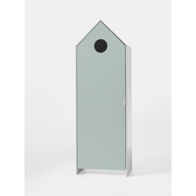 Armoire mint ZAZIE - MDF, menthe verte