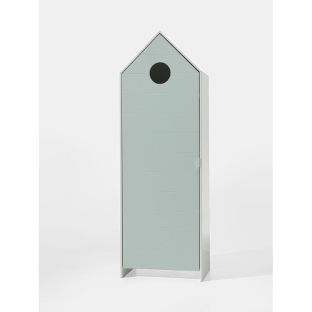 Armoire mint ZAZIE - MDF, menthe verte