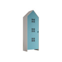Armoire blue ballet ZAZIE - MDF, bleu