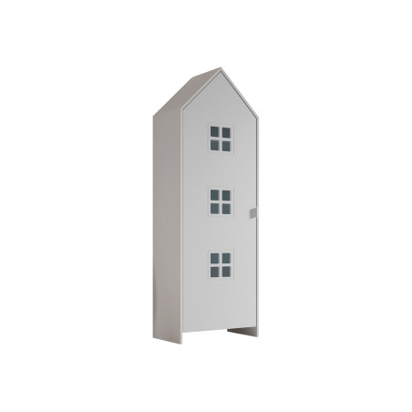Armoire ZAZIE - MDF, blanc (laqué) - CSBR1314