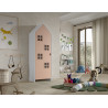 Armoire comfy ZAZIE - MDF, rose