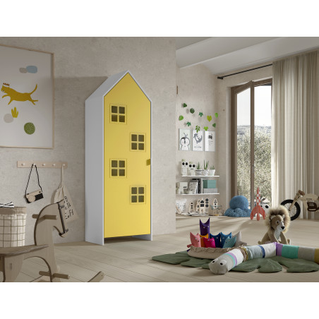 Armoire more yellow ZAZIE - MDF, jaune