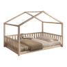 Lit sebastien lit cabane SEBASTIEN DUO 140 x 200 cm - Pin massif, nature