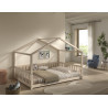 Lit sebastien lit cabane SEBASTIEN DUO 140 x 200 cm - Pin massif, nature