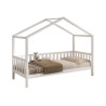 Lit sebastien lit cabane SEBASTIEN DUO 90 x 200 cm - Pin massif, blanc
