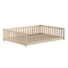 Lit sebastien lit capitaine SEBASTIEN DUO 140 x 200 cm - Pin massif, nature