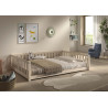 Lit sebastien lit capitaine SEBASTIEN DUO 140 x 200 cm - Pin massif, nature