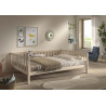 Lit sebastien lit capitaine SEBASTIEN DUO 140 x 200 cm - Pin massif, nature