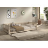Lit sebastien lit capitaine SEBASTIEN DUO 90 x 200 cm - Pin massif, nature