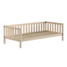 Lit sebastien lit capitaine SEBASTIEN DUO 90 x 200 cm - Pin massif, nature