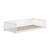 Lit sebastien lit capitaine SEBASTIEN DUO 90 x 200 cm - Pin massif, blanc
