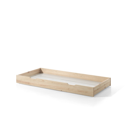 Lit gigogne SEBASTIEN 90 x 190 cm - Pin massif, nature