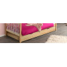 Lit gigogne SEBASTIEN 90 x 190 cm - Pin massif, nature