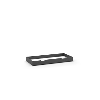 Lit gigogne SEBASTIEN 90 x 190 cm - Pin massif, anthracite
