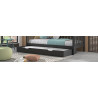 Lit gigogne SEBASTIEN 90 x 190 cm - Pin massif, anthracite