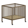 Parc bébé noix RUFUS 95 x 75 cm - Hêtre, noyer