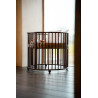 Parc bébé rufus parc bébé ø 90 cm noix RUFUS ROND - Hêtre, noyer