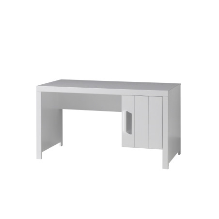 Bureau ALCESTE - Pin massif, blanc