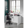 Bureau ALCESTE - Pin massif, blanc