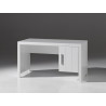 Bureau ALCESTE - Pin massif, blanc