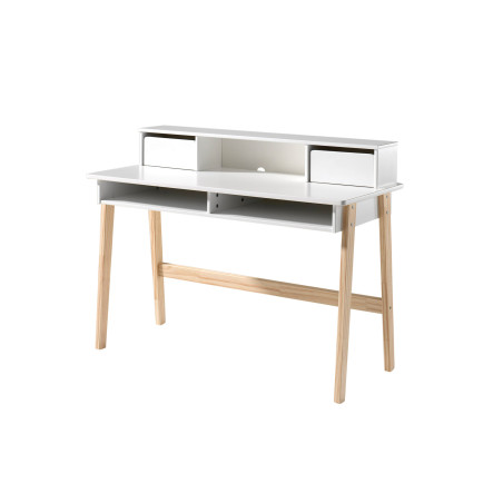 Bureau SATSUKI - Pin massif, blanc