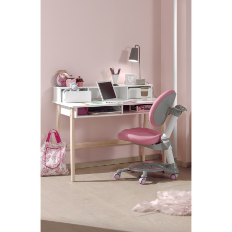 Bureau SATSUKI - Pin massif, blanc