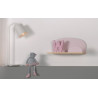 Étagère murale (45cm) SATSUKI - Pin massif, rose