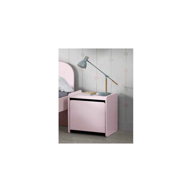 Chevet SATSUKI - MDF, rose