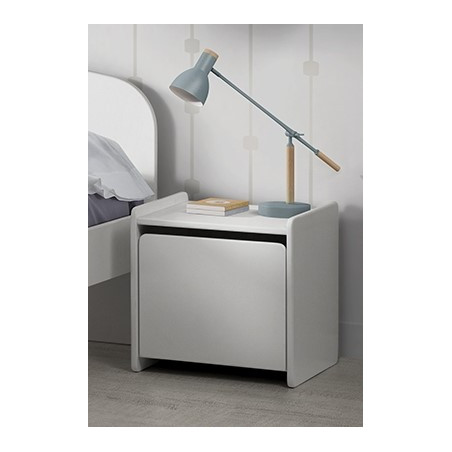 Chevet SATSUKI - MDF, blanc