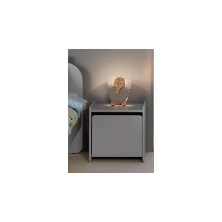 Chevet cool SATSUKI - MDF, gris
